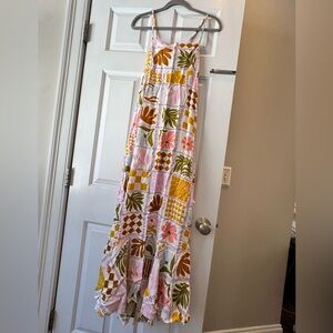 Floral Patchwork Maxi Dress